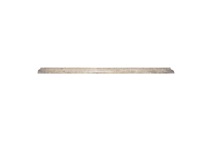 Pöytälevy harmaa 60x2,5 cm marmori - Harmaa - Pöydänjalat & tarvikkeet - Pöytälevy