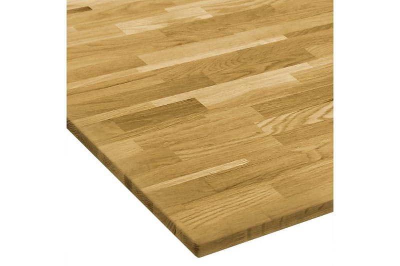 Pöytälevy kiinteä tammipuu neliö 23mm 80x80 cm - Ruskea - Huonekalut - Pöytä & ruokailuryhmä - Pöydän tarvikkeet - Pöytälevy