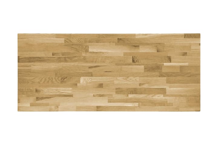 Pöytälevy kiinteä tammipuu suorakaide 23mm 100x60 cm - Ruskea - Pöydänjalat & tarvikkeet - Pöytälevy
