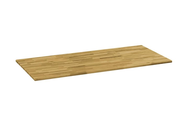 Pöytälevy kiinteä tammipuu suorakaide 23mm 120x60 cm - Ruskea - Pöytälevy - Pöydänjalat & tarvikkeet