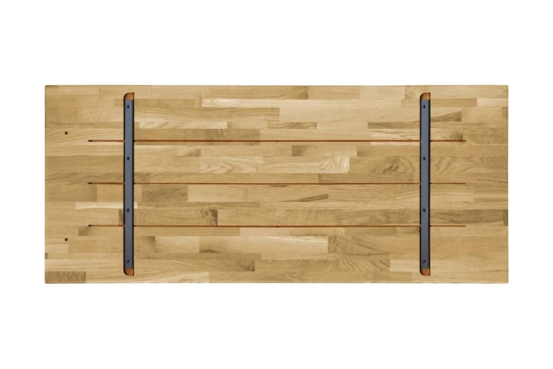 Pöytälevy kiinteä tammipuu suorakaide 23mm 120x60 cm - Ruskea - Huonekalut - Pöytä & ruokailuryhmä - Pöydän tarvikkeet - Pöytälevy