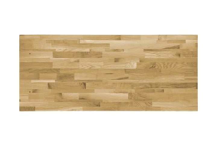 Pöytälevy kiinteä tammipuu suorakaide 44mm 140x60 cm - Ruskea - Pöytälevy - Pöyd�änjalat & tarvikkeet