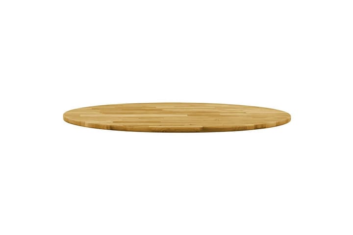 Pöytälevy kiinteä tammipuu pyöreä 23mm 400mm - Ruskea - Pöytälevy - Pöydänjalat & tarvikkeet