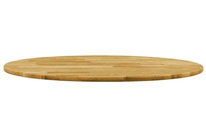 Pöytälevy kiinteä tammipuu pyöreä 23mm 500mm - Ruskea - Pöytälevy
