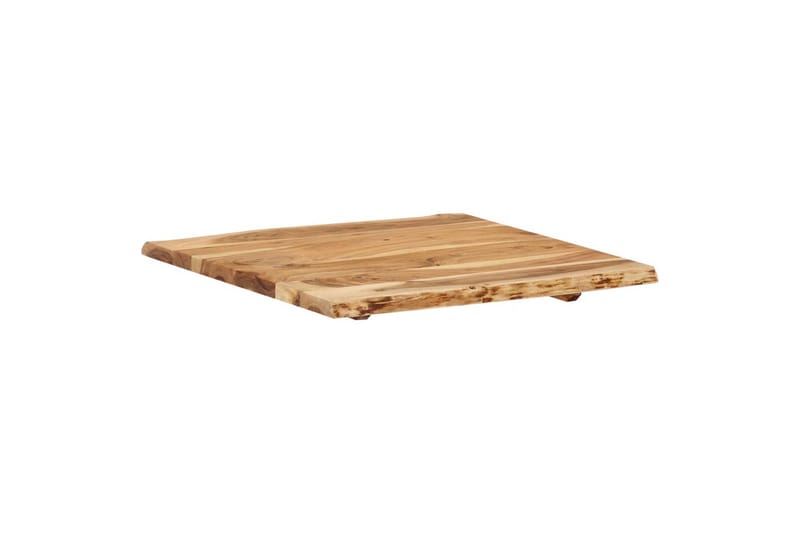 Pöytälevy täysi akaasiapuu 60x60x2,5 cm - Ruskea - Huonekalut - Pöytä & ruokailuryhmä - Pöydän tarvikkeet - Pöytälevy