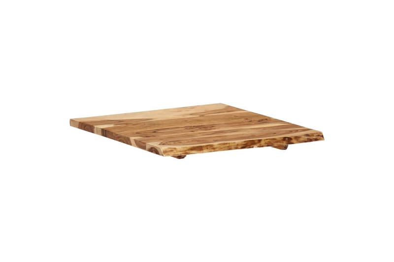 Pöytälevy täysi akaasiapuu 60x60x2,5 cm - Ruskea - Huonekalut - Pöytä & ruokailuryhmä - Pöydän tarvikkeet - Pöytälevy