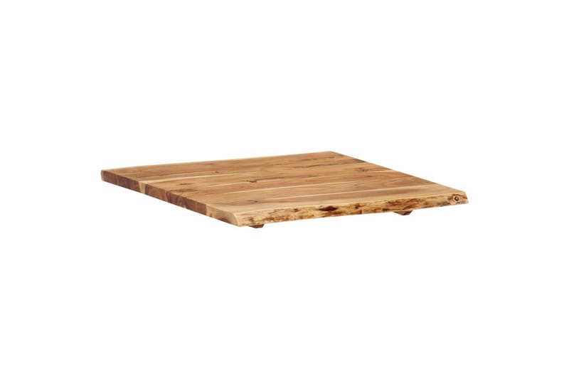 Pöytälevy täysi akaasiapuu 60x60x2,5 cm - Ruskea - Huonekalut - Pöytä & ruokailuryhmä - Pöydän tarvikkeet - Pöytälevy