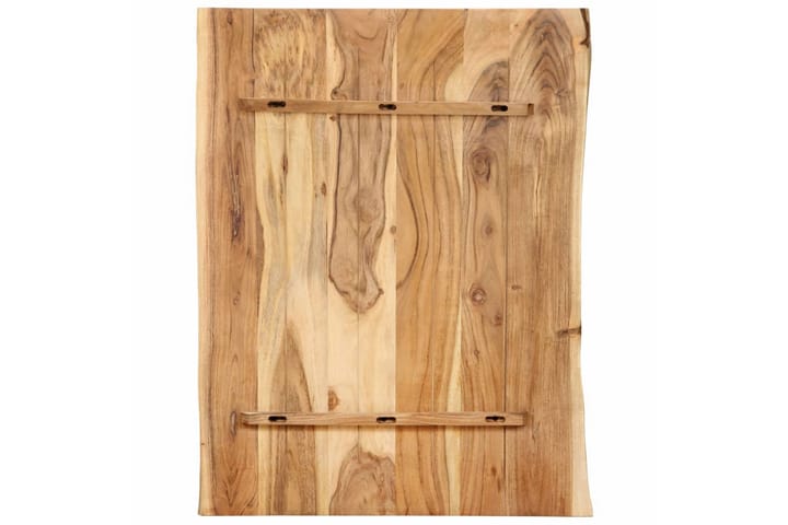 Pöytälevy täysi akaasiapuu 80x60x2,5 cm - Ruskea - Pöytälevy - Pöydänjalat & tarvikkeet