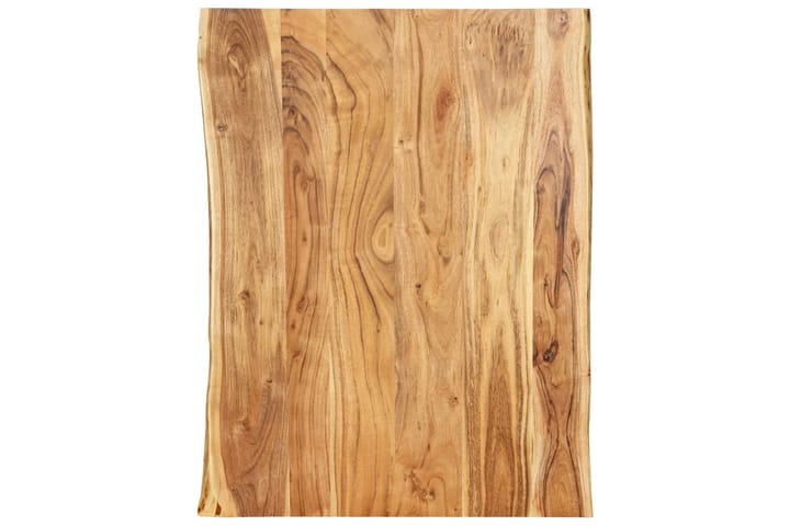 Pöytälevy täysi akaasiapuu 80x60x2,5 cm - Ruskea - Pöydänjalat & tarvikkeet - Pöytälevy