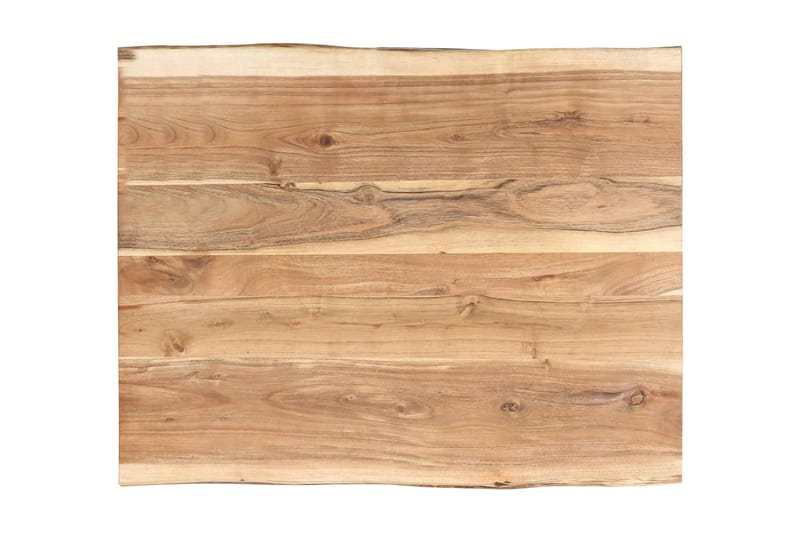 Pöytälevy täysi akaasiapuu 80x60x3,8 cm - Ruskea - Huonekalut - Pöytä & ruokailuryhmä - Pöydän tarvikkeet - Pöytälevy