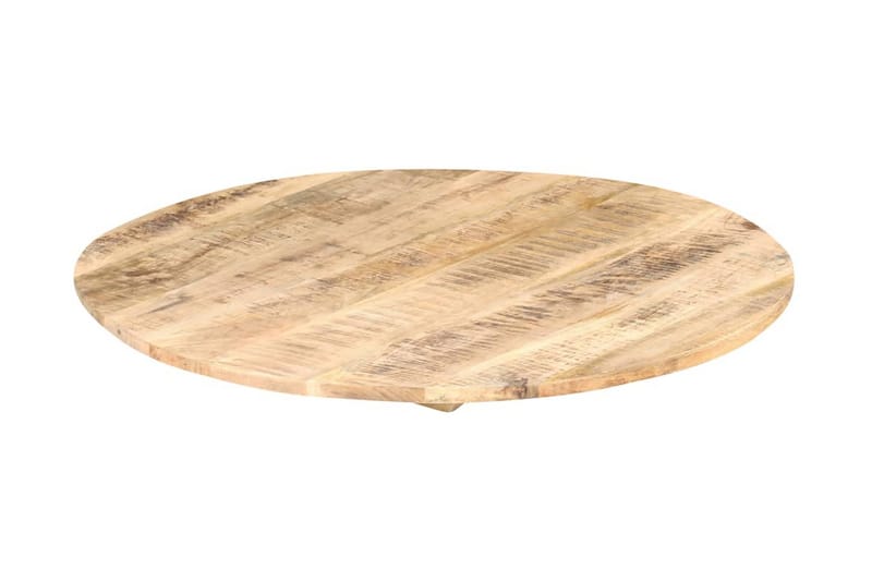 Pöytälevy täysi mangopuu pyöreä 15-16mm 50 cm - Ruskea - Huonekalut - Pöytä & ruokailuryhmä - Pöydän tarvikkeet - Pöytälevy