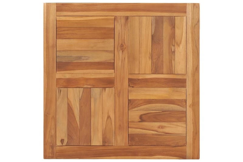 Pöytälevy täysi tiikki 70x70x2,5 cm - Ruskea - Huonekalut - Pöytä & ruokailuryhmä - Pöydän tarvikkeet - Pöytälevy