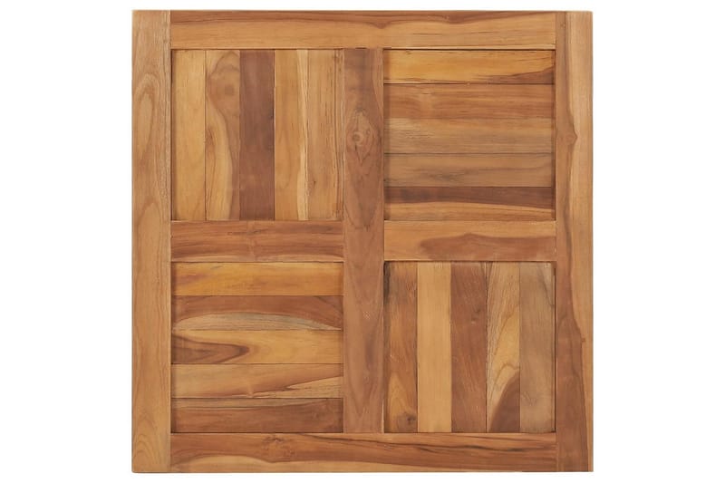 Pöytälevy täysi tiikki 70x70x2,5 cm - Ruskea - Huonekalut - Pöytä & ruokailuryhmä - Pöydän tarvikkeet - Pöytälevy