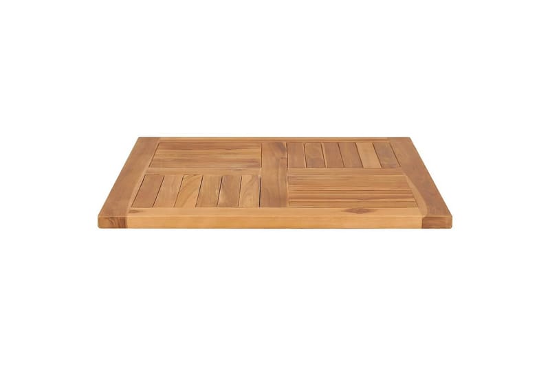 Pöytälevy täysi tiikki 70x70x2,5 cm - Ruskea - Huonekalut - Pöytä & ruokailuryhmä - Pöydän tarvikkeet - Pöytälevy