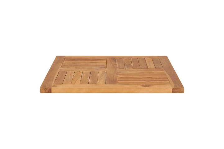 Pöytälevy täysi tiikki 70x70x2,5 cm - Ruskea - Pöytälevy - Pöydänjalat & tarvikkeet