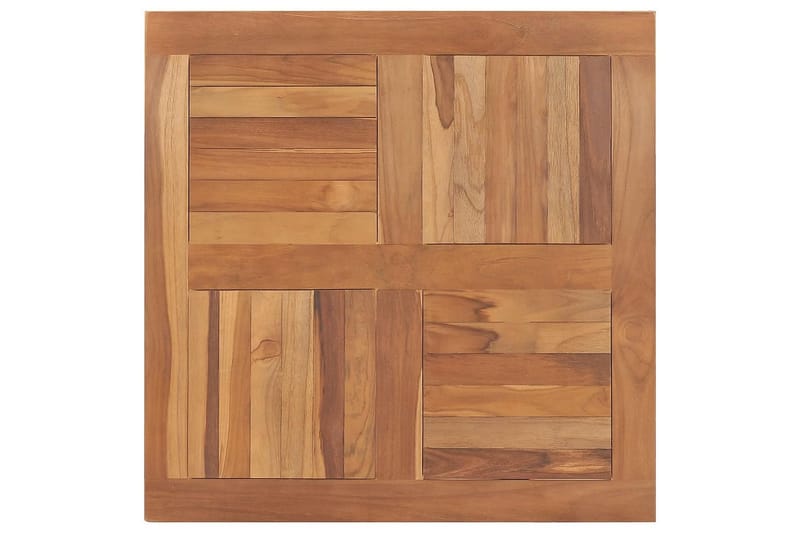 Pöytälevy täysi tiikki neliö 80x80x2,5 cm - Ruskea - Huonekalut - Pöytä & ruokailuryhmä - Pöydän tarvikkeet - Pöytälevy