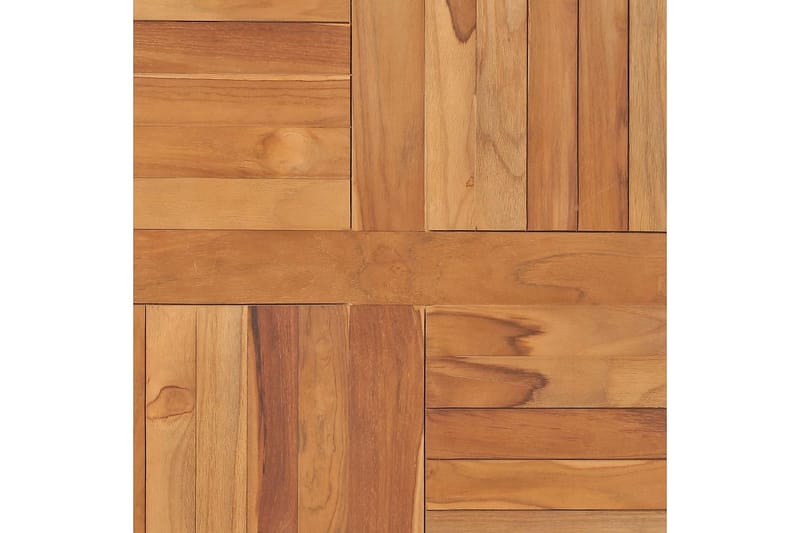Pöytälevy täysi tiikki neliö 80x80x2,5 cm - Ruskea - Huonekalut - Pöytä & ruokailuryhmä - Pöydän tarvikkeet - Pöytälevy