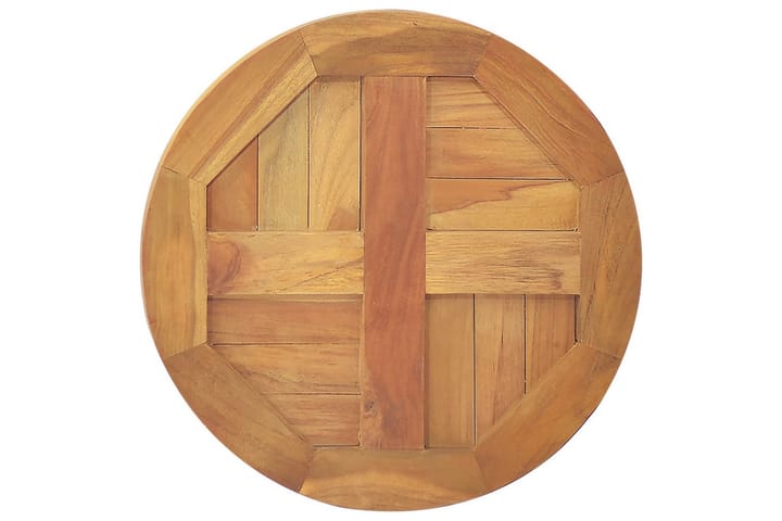 Pöytälevy täysi tiikki pyöreä 2,5 cm 40 cm - Ruskea - Pöydänjalat & tarvikkeet - Pöytälevy