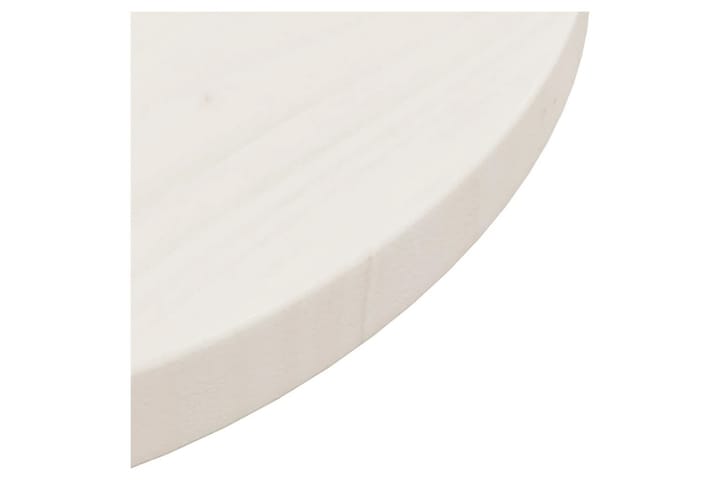Pöytälevy valkoinen Ã˜40x2,5 cm täysi mänty - Valkoinen - Pöytälevy - Pöydänjalat & tarvikkeet