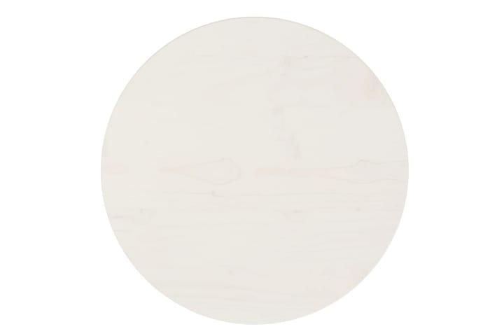 Pöytälevy valkoinen Ã˜40x2,5 cm täysi mänty - Valkoinen - Pöytälevy - Pöydänjalat & tarvikkeet