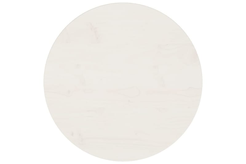 Pöytälevy valkoinen Ã˜50x2,5 cm täysi mänty - Valkoinen - Huonekalut - Pöytä & ruokailuryhmä - Pöydän tarvikkeet - Pöytälevy