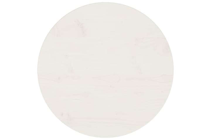 Pöytälevy valkoinen Ã˜50x2,5 cm täysi mänty - Valkoinen - Pöytälevy - Pöydänjalat & tarvikkeet