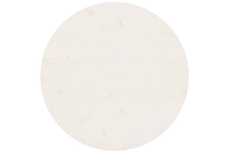 Pöytälevy valkoinen Ã˜70x2,5 cm täysi mänty - Valkoinen - Huonekalut - Pöytä & ruokailuryhmä - Pöydän tarvikkeet - Pöytälevy