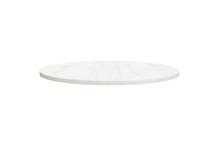 Pöytälevy valkoinen 90x2,5 cm täysi mänty - Valkoinen - Pöytälevy