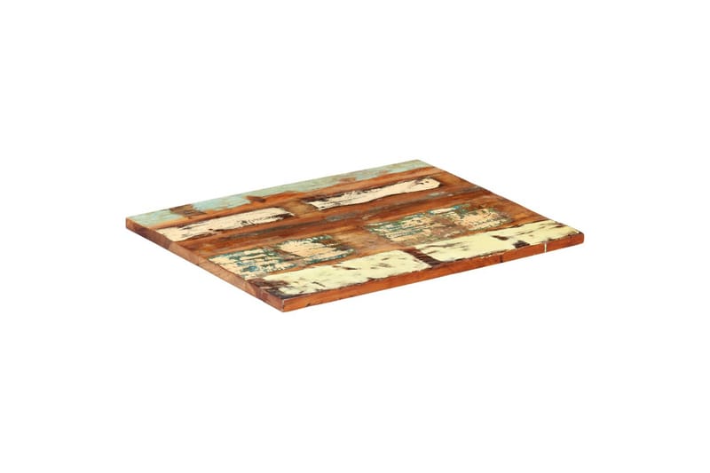 Suorakulmainen pöytälevy 60x80cm 25-27mm täysi kierrätyspuu - Huonekalut - Pöytä & ruokailuryhmä - Pöydän tarvikkeet - Pöytälevy