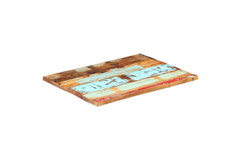 Suorakulmainen pöytälevy 60x80cm 25-27mm täysi kierrätyspuu - Huonekalut - Pöytä & ruokailuryhmä - Pöydän tarvikkeet - Pöytälevy