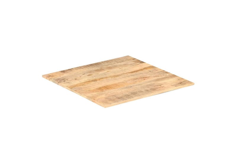 Pöytälevy täysi mangopuu 15-16mm 80x80 cm - Ruskea - Huonekalut - Pöytä & ruokailuryhmä - Pöydän tarvikkeet - Pöytälevy