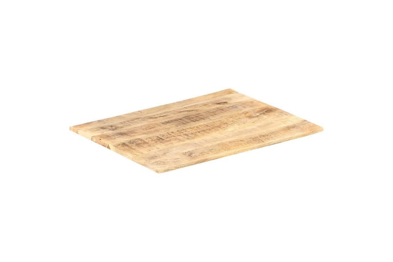 Pöytälevy täysi mangopuu 15-16mm 90x60 cm - Ruskea - Huonekalut - Pöytä & ruokailuryhmä - Pöydän tarvikkeet - Pöytälevy