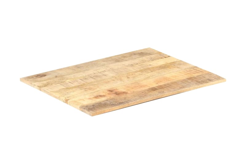 Pöytälevy täysi mangopuu 15-16mm 90x70 cm - Ruskea - Huonekalut - Pöytä & ruokailuryhmä - Pöydän tarvikkeet - Pöytälevy
