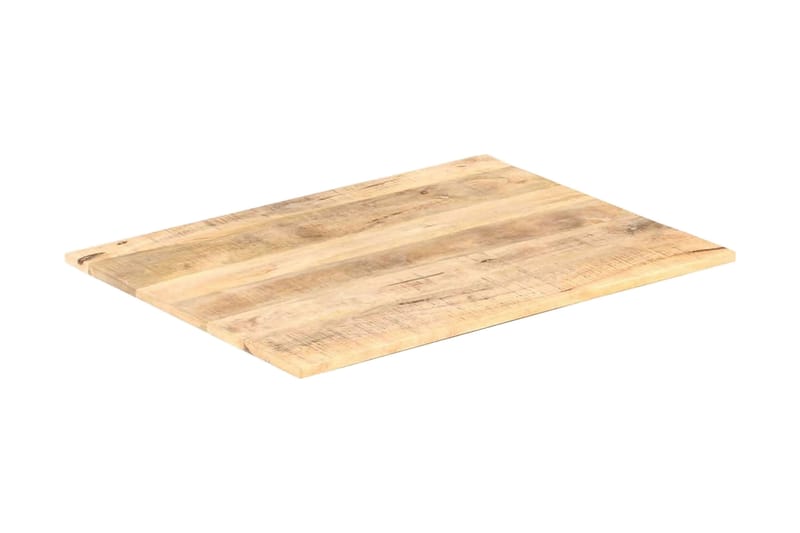 Pöytälevy täysi mangopuu 15-16mm 90x70 cm - Ruskea - Huonekalut - Pöytä & ruokailuryhmä - Pöydän tarvikkeet - Pöytälevy