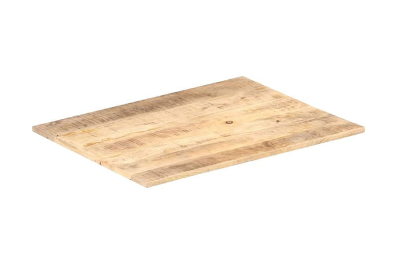 Pöytälevy täysi mangopuu 15-16mm 90x70 cm - Ruskea - Huonekalut - Pöytä & ruokailuryhmä - Pöydän tarvikkeet - Pöytälevy