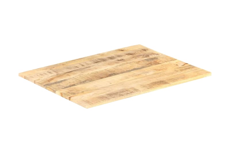 Pöytälevy täysi mangopuu 15-16mm 90x70 cm - Ruskea - Huonekalut - Pöytä & ruokailuryhmä - Pöydän tarvikkeet - Pöytälevy