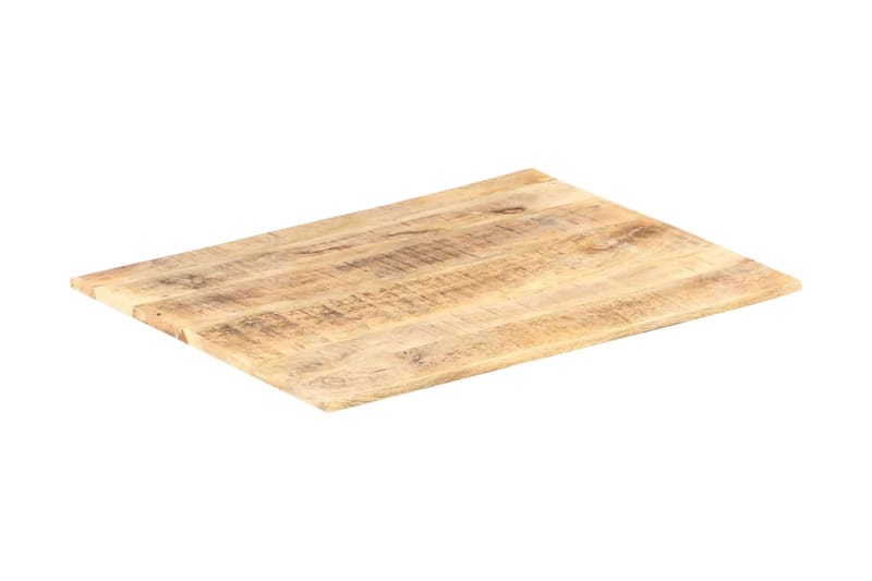 Pöytälevy täysi mangopuu 15-16mm 90x70 cm - Ruskea - Huonekalut - Pöytä & ruokailuryhmä - Pöydän tarvikkeet - Pöytälevy