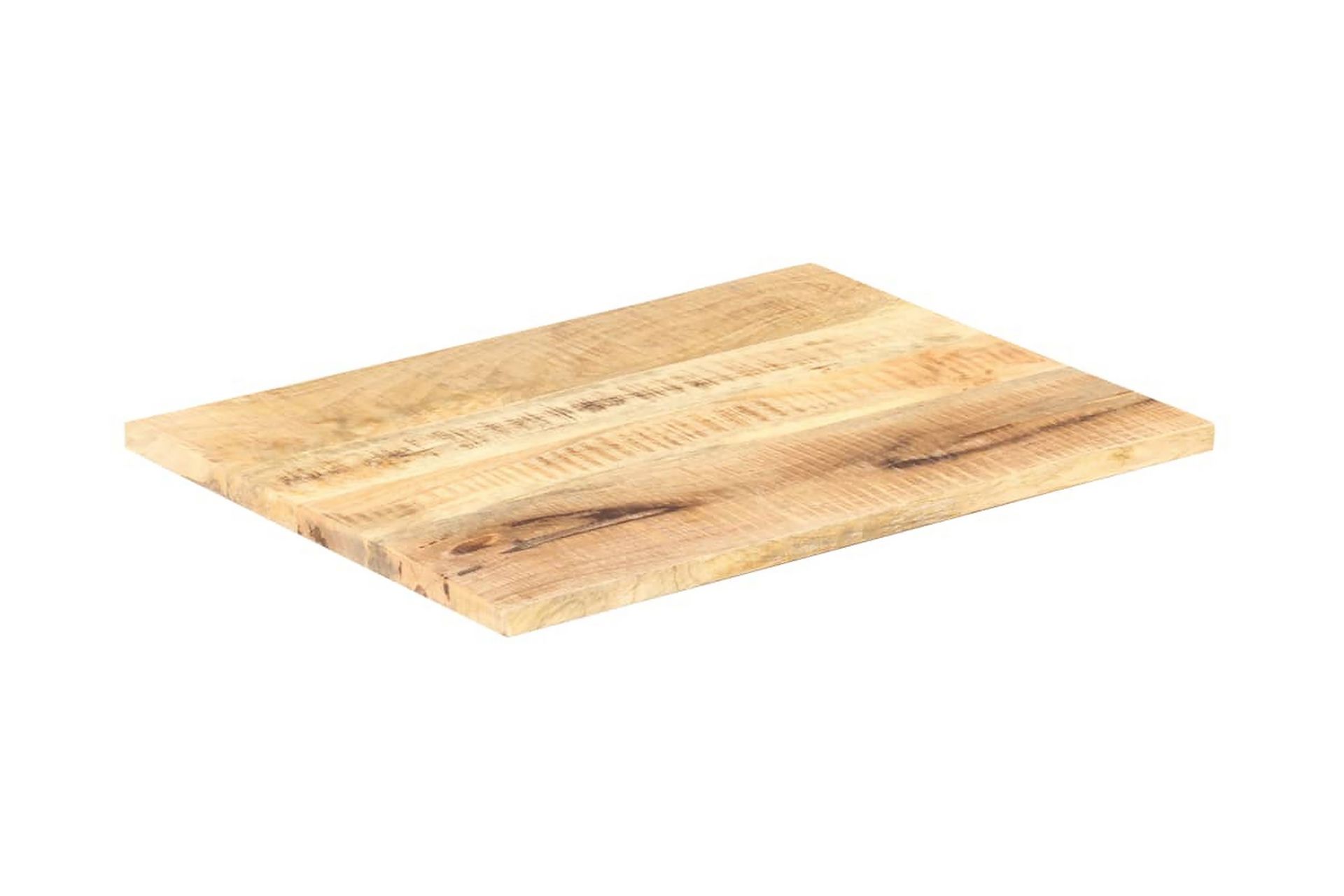Pöytälevy täysi mangopuu 25-27mm 70x60 cm - Ruskea - Huonekalut - Pöytä & ruokailuryhmä - Pöydän tarvikkeet - Pöytälevy