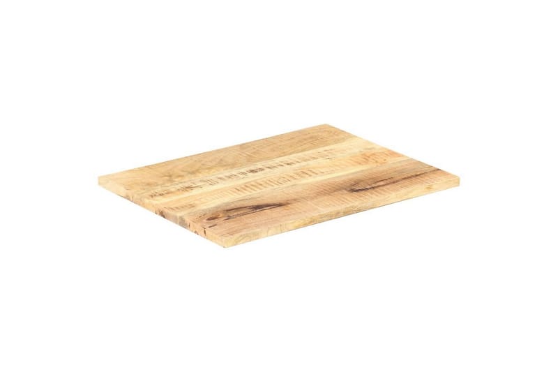 Pöytälevy täysi mangopuu 25-27mm 80x60 cm - Ruskea - Huonekalut - Pöytä & ruokailuryhmä - Pöydän tarvikkeet - Pöytälevy