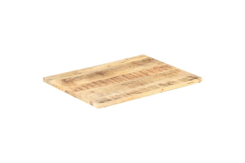 Pöytälevy täysi mangopuu 25-27mm 80x60 cm - Ruskea - Huonekalut - Pöytä & ruokailuryhmä - Pöydän tarvikkeet - Pöytälevy