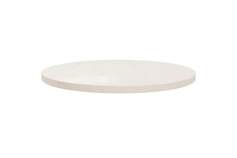 Pöytälevy valkoinen Ã˜60x2,5 cm täysi mänty - Valkoinen - Huonekalut - Pöytä & ruokailuryhmä - Pöydän tarvikkeet - Pöytälevy