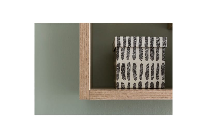 Seinähylly Wohnling melamiinipäällystetty MDF, säilytyshylly, moderni tyyli Sonoma - Sonoma - Säilytys - Hylly - Kirjahylly