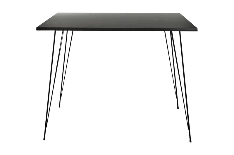 Pöytä Alaxander 90 cm, Musta/Valkoinen