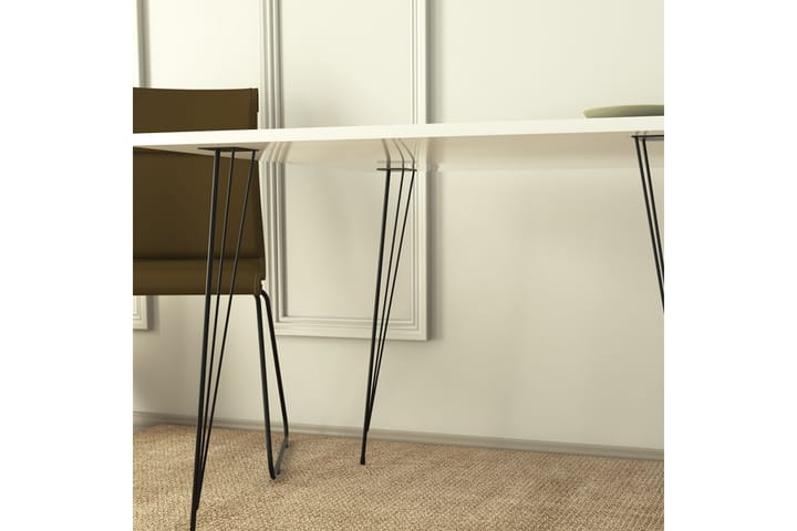 Pöytä Alaxander 90 cm - Valkoinen - Apupöytä & sivupöytä