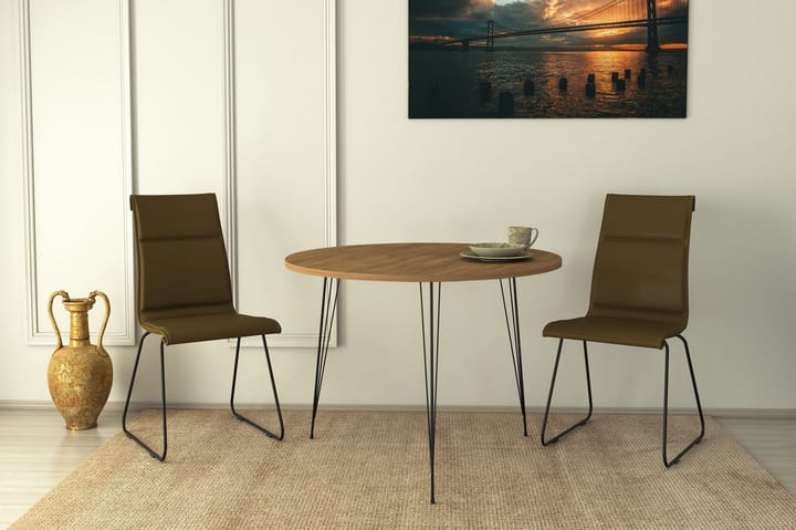 Pöytä Odet 90 cm - Tammi - Ruokapöydät & keittiön pöydät