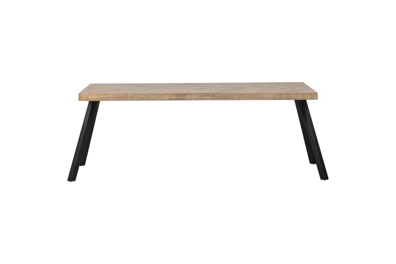 Pöytä Tablo Mango Fischgrätmuster - Neliö, 180x90 cm - Huonekalut - Pöytä & ruokailuryhmä - Ruokapöydät & keittiön pöydät