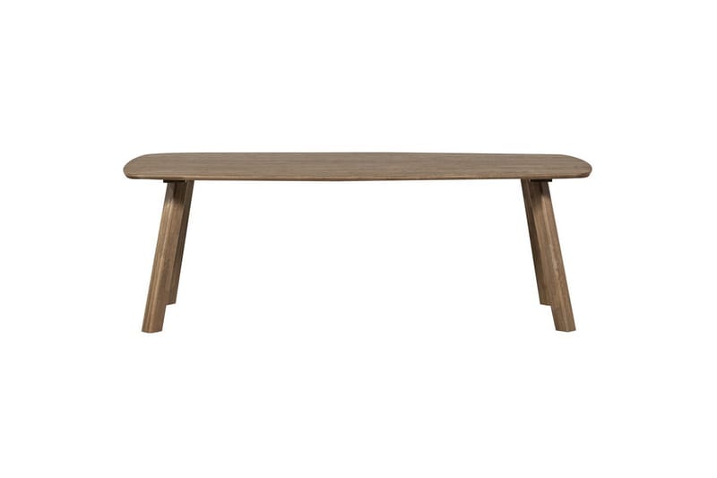 Pöytä Tablo Tanskand-mallinen, soikea - Kashmirinruskea, 220x100 cm - Huonekalut - Pöytä & ruokailuryhmä - Ruokapöydät & keittiön pöydät