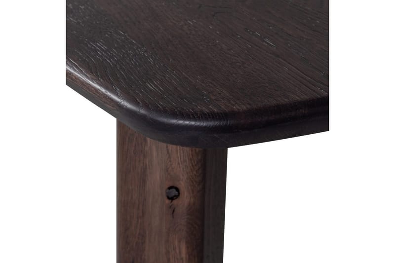 Pöytä Tablo Tanskand-mallinen, soikea - Mystic Brown, Mysteeri Ruskea, 220x100 cm - Huonekalut - Pöytä & ruokailuryhmä - Ruokapöydät & keittiön pöydät