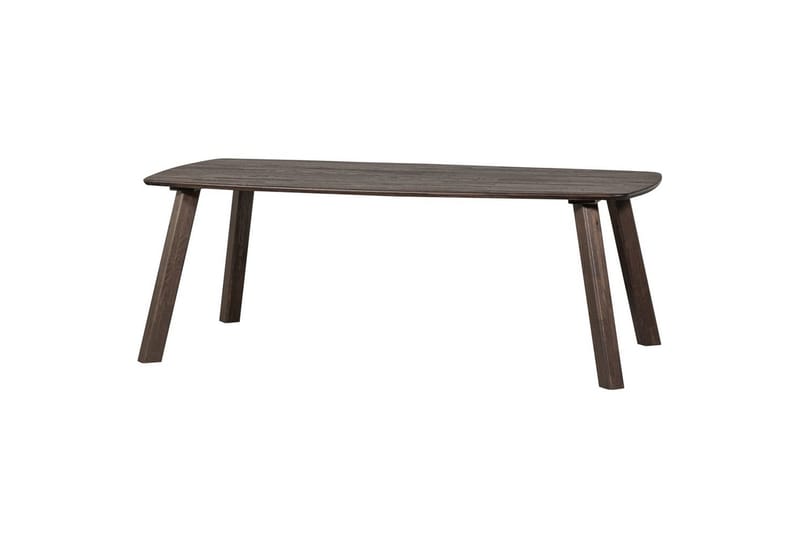 Pöytä Tablo Tanskand-mallinen, soikea - Mystic Brown, Mysteeri Ruskea, 220x100 cm - Huonekalut - Pöytä & ruokailuryhmä - Ruokapöydät & keittiön pöydät
