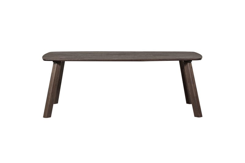 Pöytä Tablo Tanskand-mallinen, soikea - Mystic Brown, Mysteeri Ruskea, 220x100 cm - Huonekalut - Pöytä & ruokailuryhmä - Ruokapöydät & keittiön pöydät